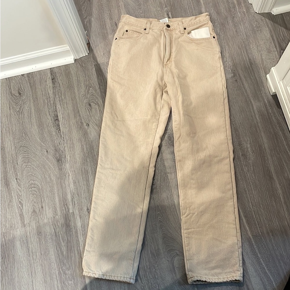 LL bean 30x30 fleece lined khakis classic fit